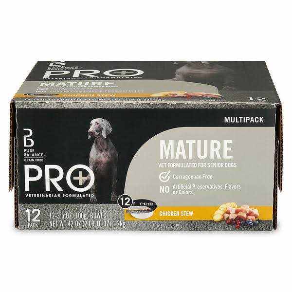 Pure Balance Pro+ Mature Chicken Stew Dry Dog Food - Healthber