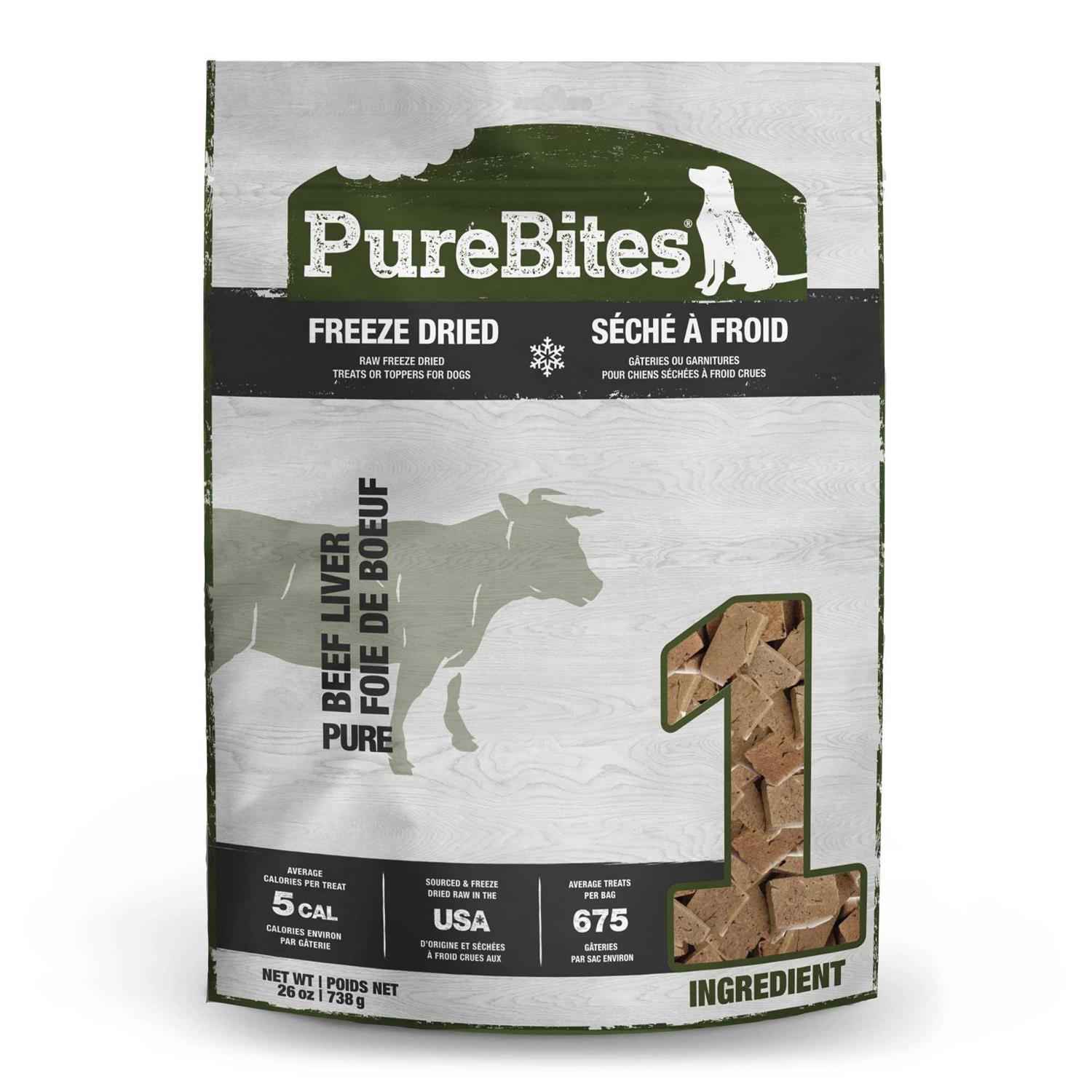 PureBites Freeze Dried Beef Liver Dog Treats - Healthber