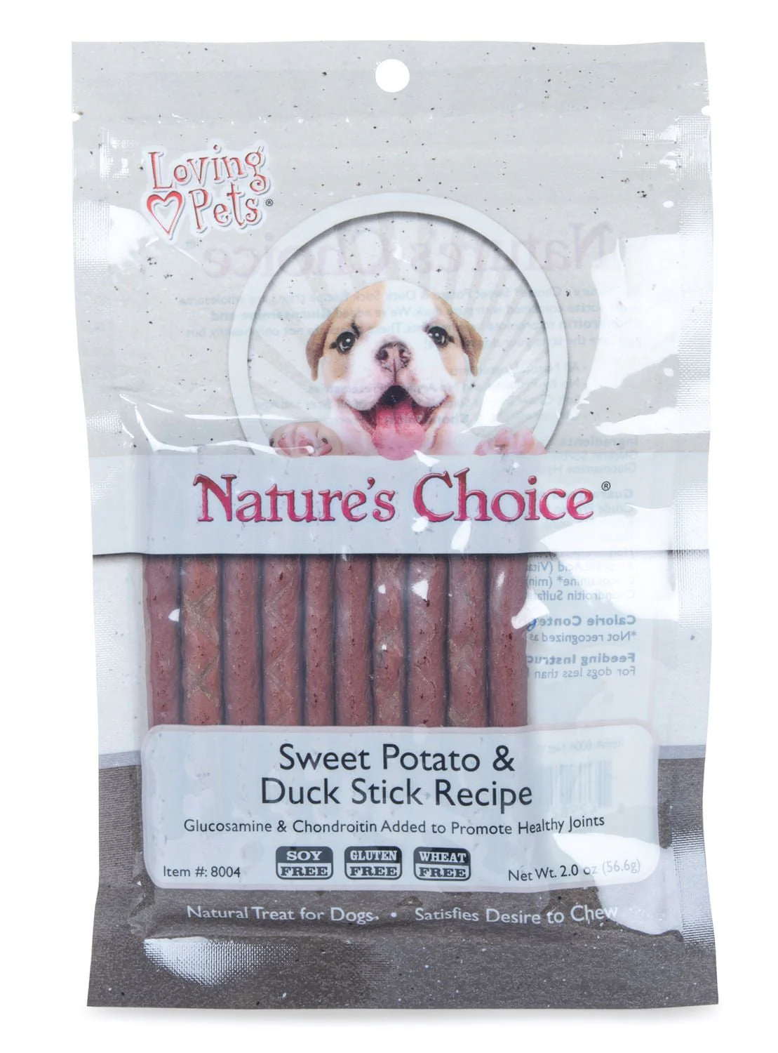 Nature's Choice Sweet Potato & Duck Meat Sticks, 2 oz - Healthber