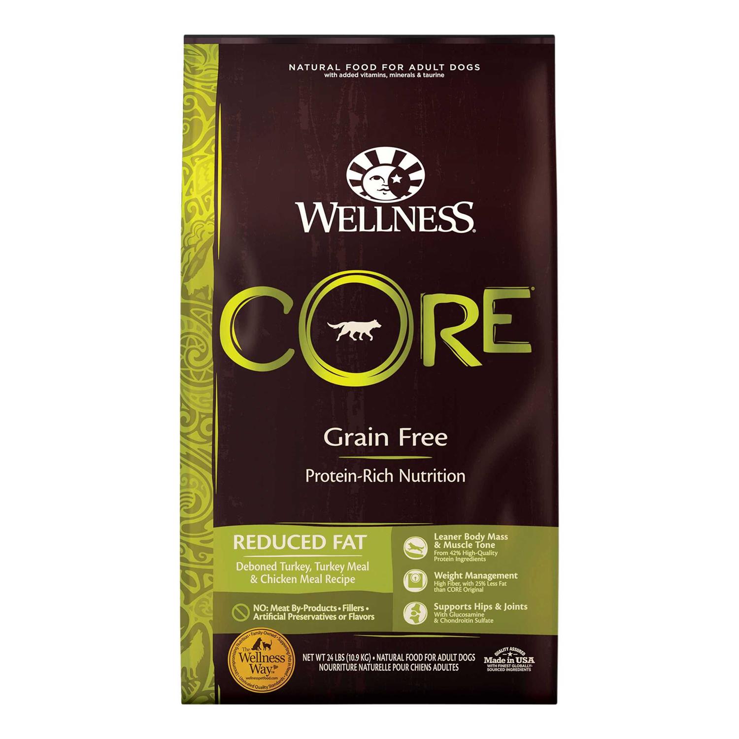 Wellness CORE Grain-Free Reduced Fat Dry Dog Food - Healthber