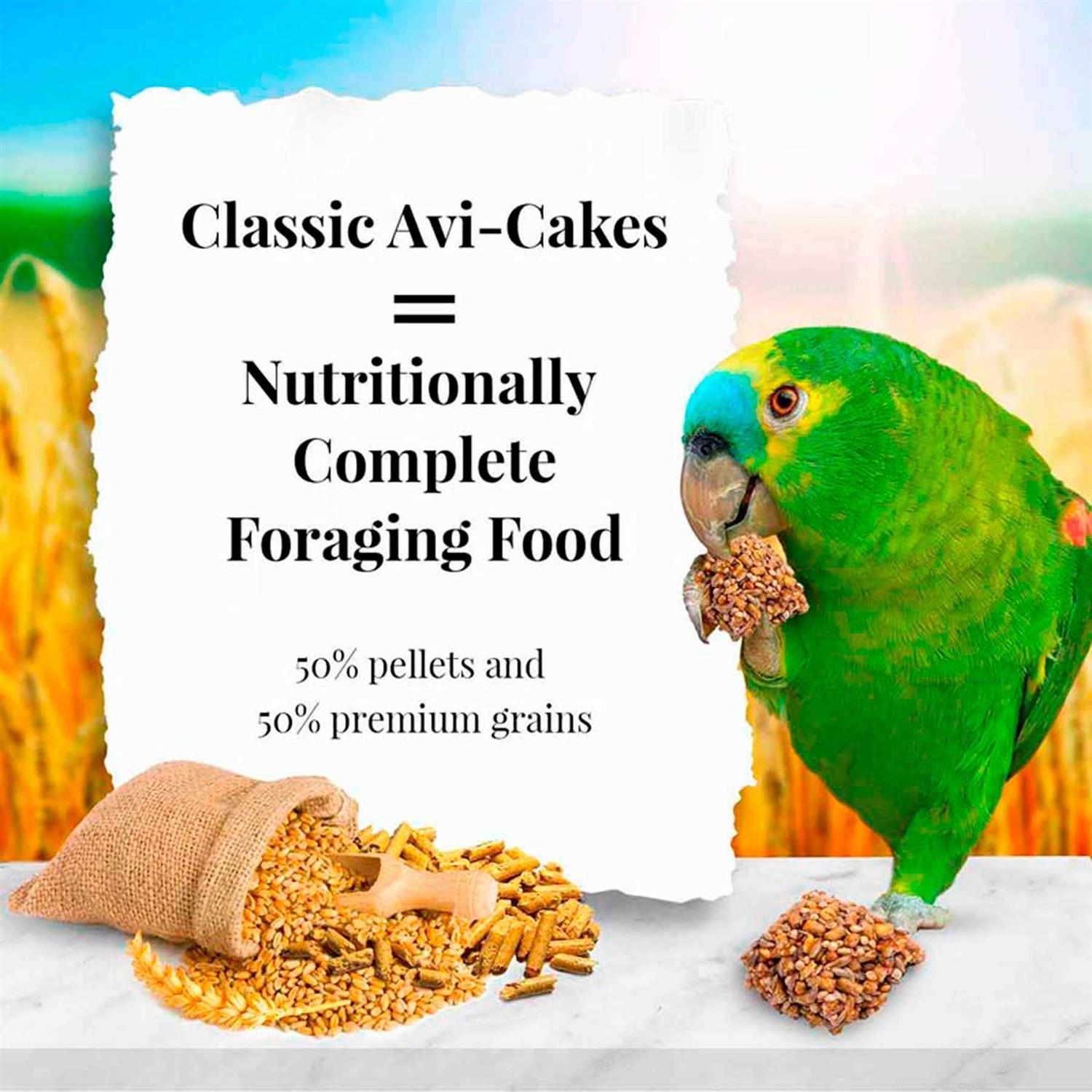 Lafeber Classic Avi-Cakes Parrot Food - Healthber
