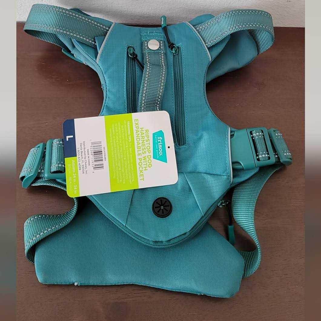 Frisco Dog Friso Ripstop Dog Harness with Expandable Pocket - Healthber