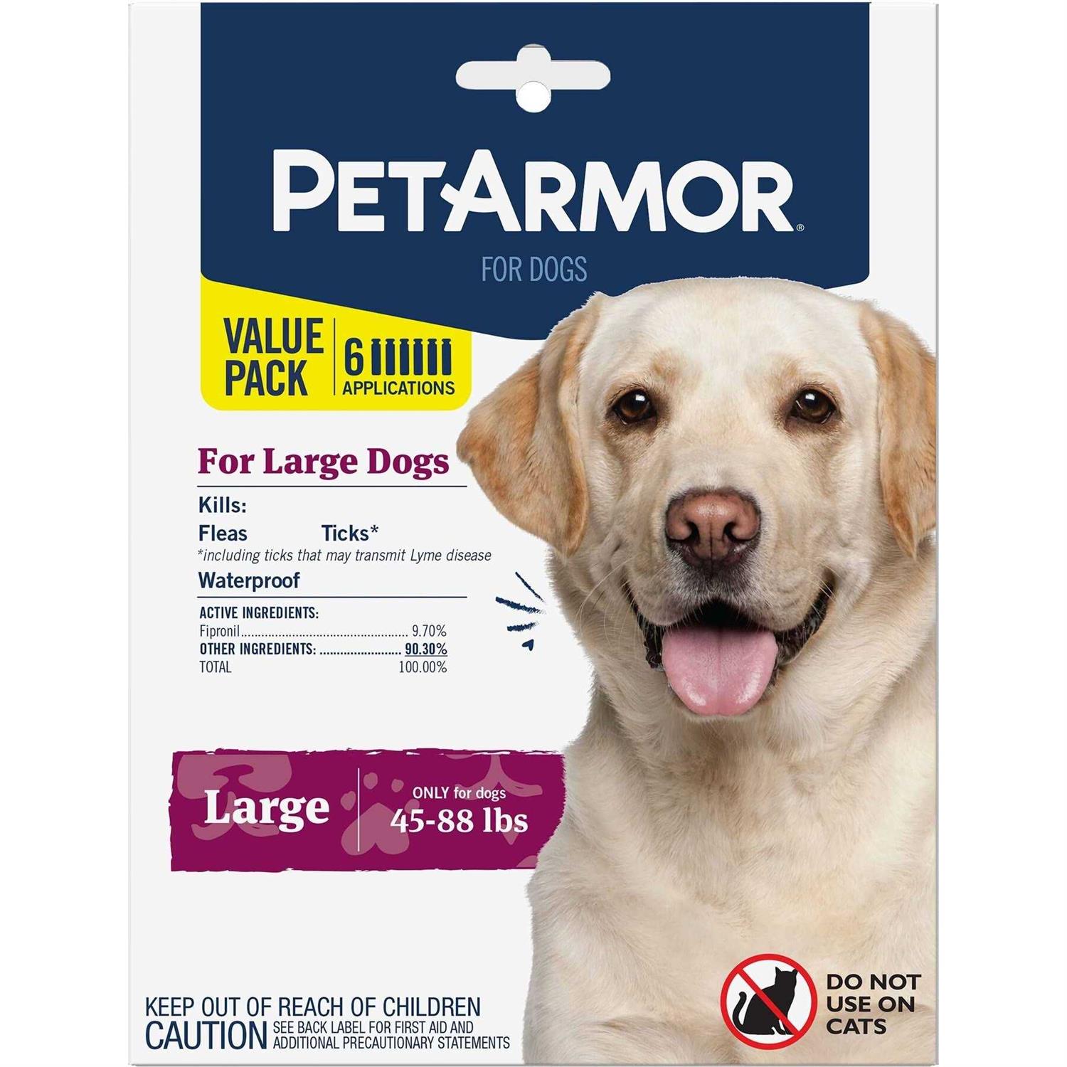 PetArmor Flea and Tick Treatment for Large Dogs - Healthber