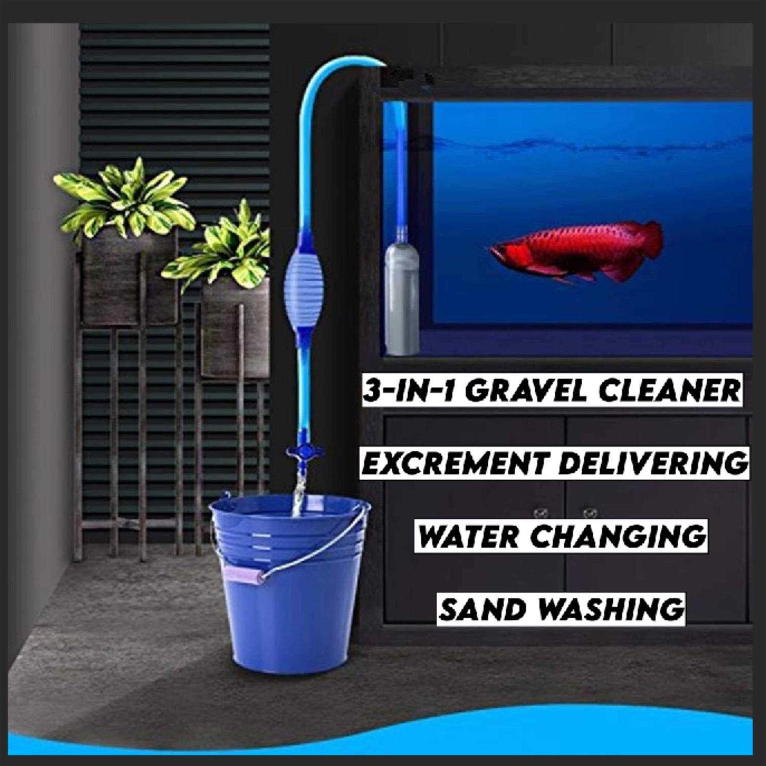 LL Products Gravel Vacuum for Aquarium Fish Tank Gravel Vacuum Cleaner - Healthber