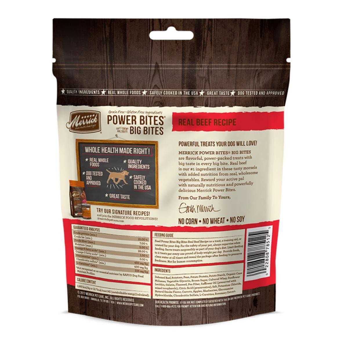 Merrick Dog Treats Power Bites - Healthber