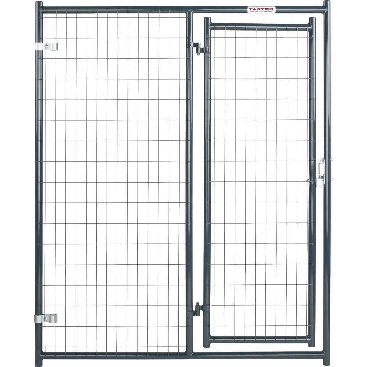 Tarter DKFMDB5 Blue Champion Dog Kennel Gate - Healthber