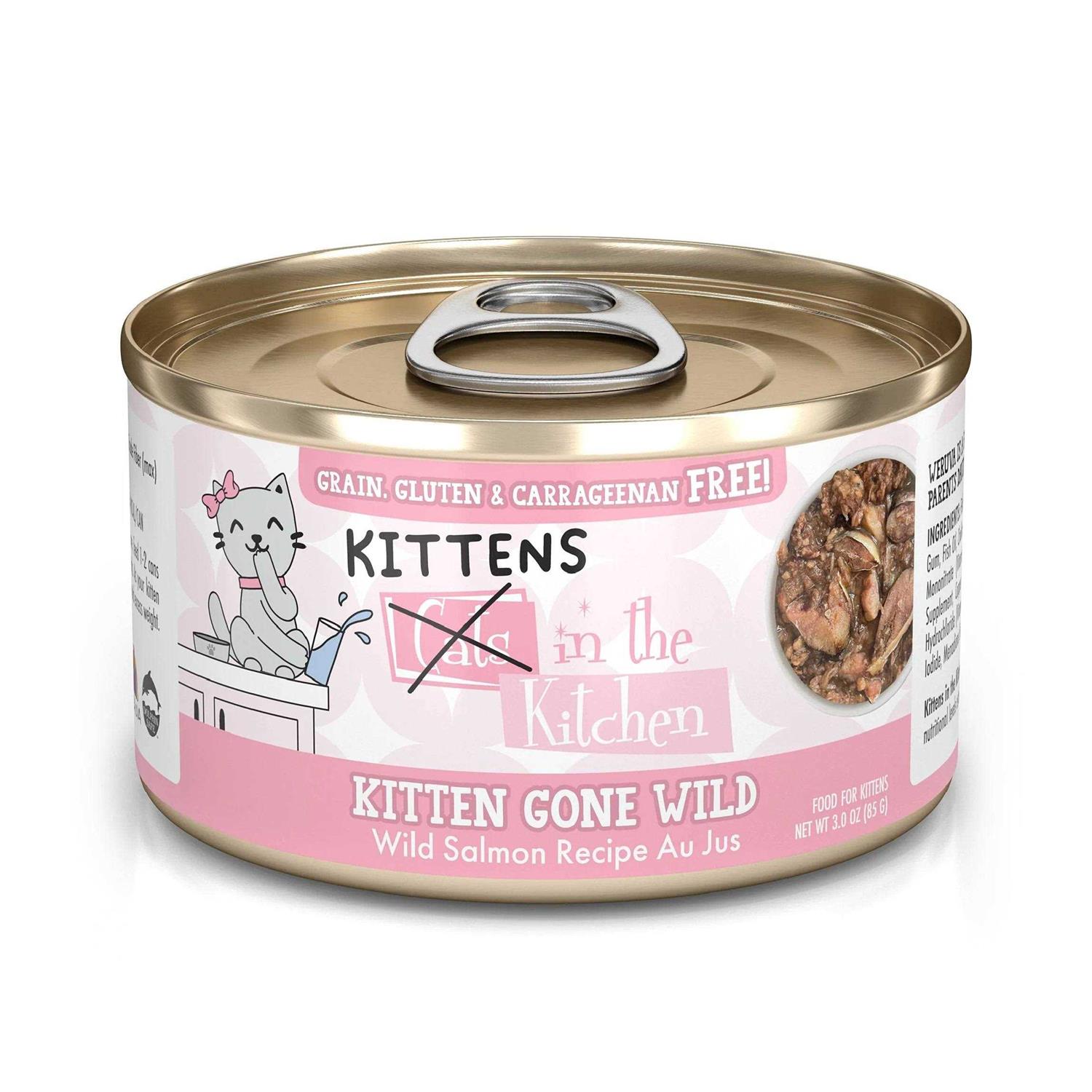 Cats in the Kitchen Kitten Recipe Au Jus Wet Cat Food - Healthber