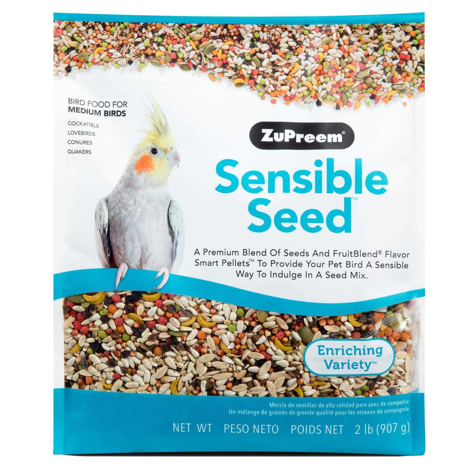 ZuPreem Sensible Seed Bird Food Birds - Healthber