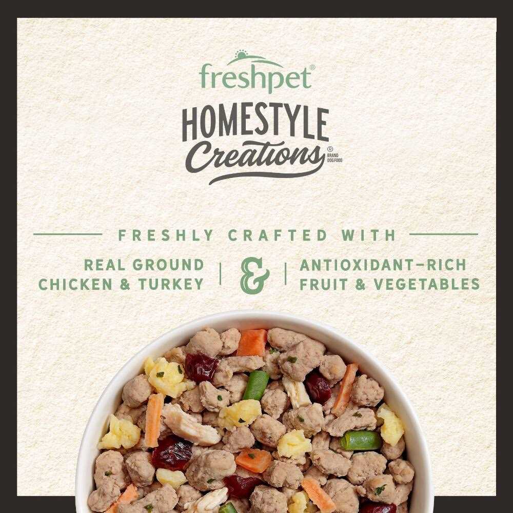 Freshpet Homestyle Creations Chicken & Turkey Fresh Dog Food - Healthber