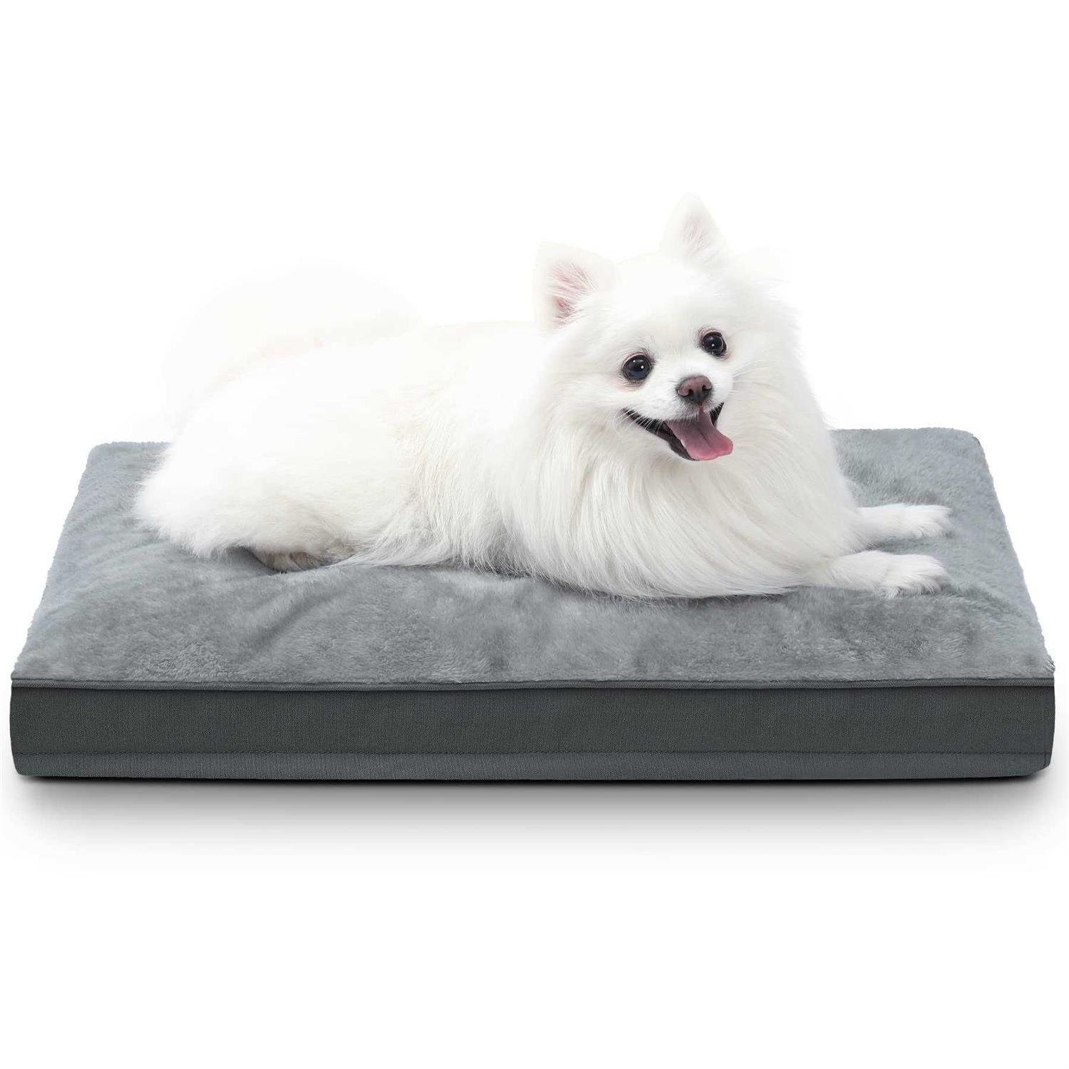 NUPIDA Dog Bed Waterproof Deluxe Plush Dog Beds with Removable Washable Cover Anti-Slip Bottom Pet Sleeping Mattress for Large - Healthber