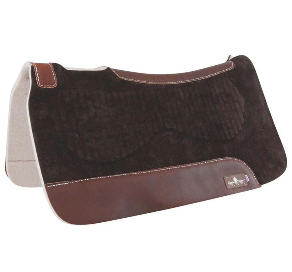 Zone Suede/Felt Saddle Pad - Healthber