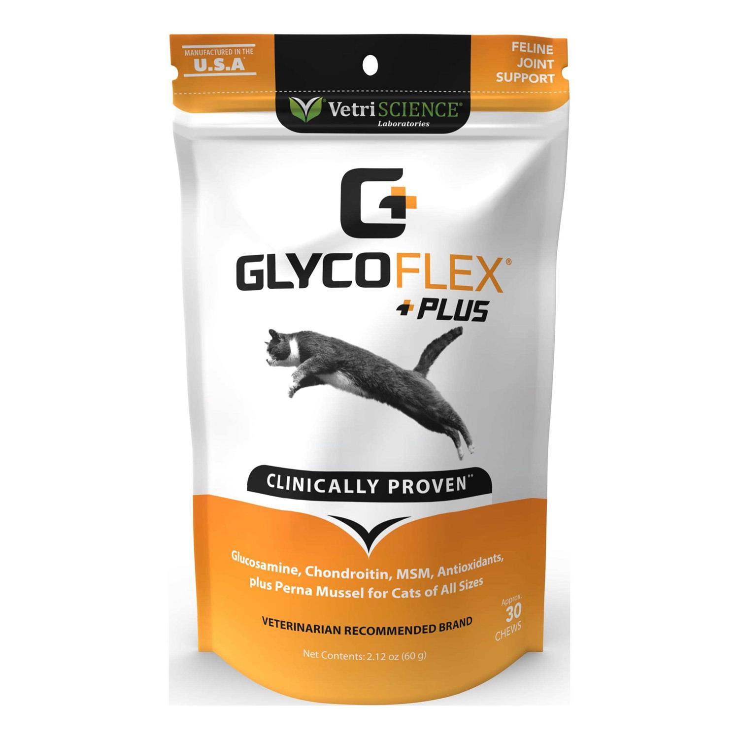 VetriScience GlycoFlex Plus Hip & Joint Support for Cats - Healthber