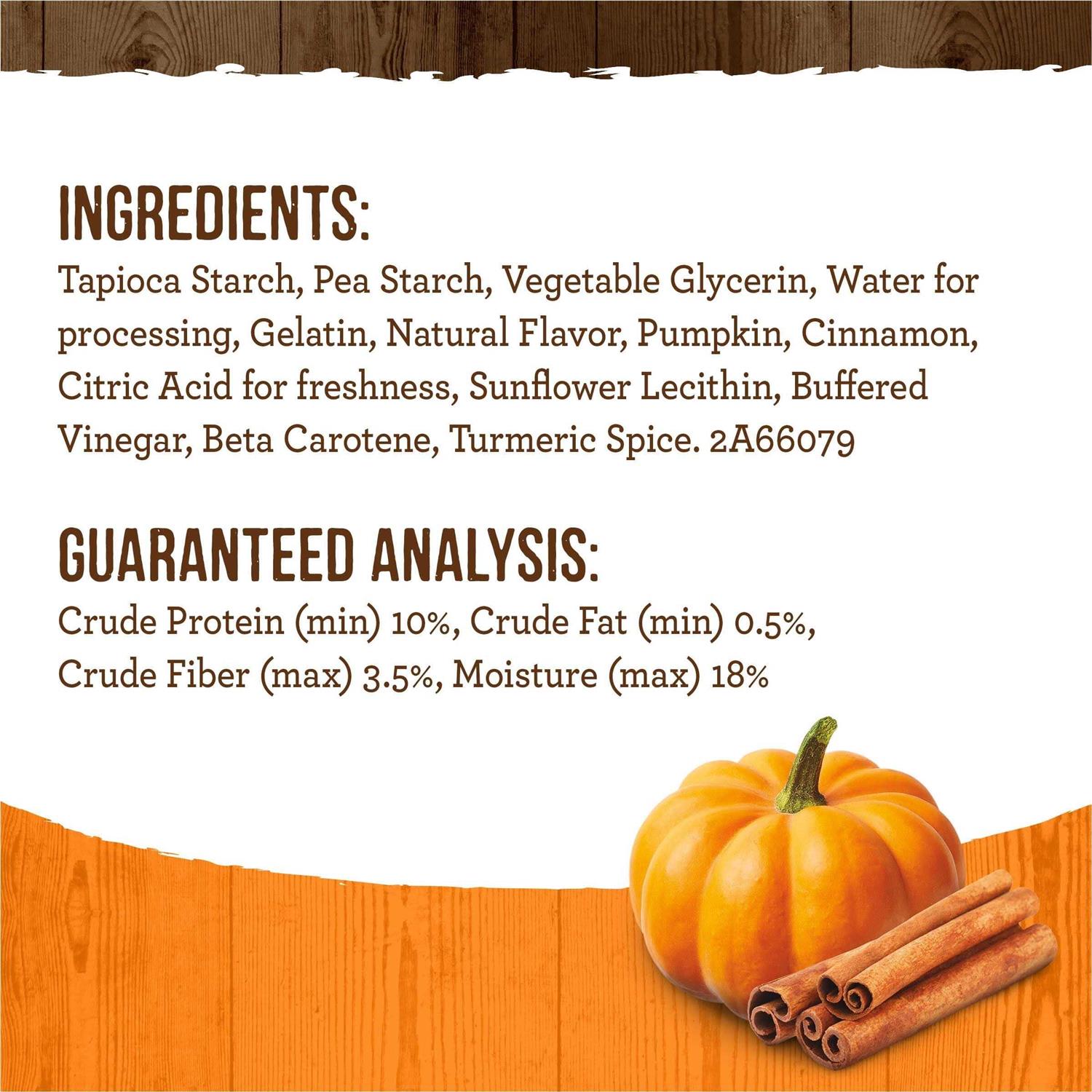 Merrick Dog Fresh Kisses Pumpkin Cinnamon - Healthber