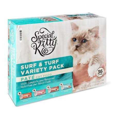 Special Kitty Surf & Turf Variety Pack Pate Cat Food - Healthber