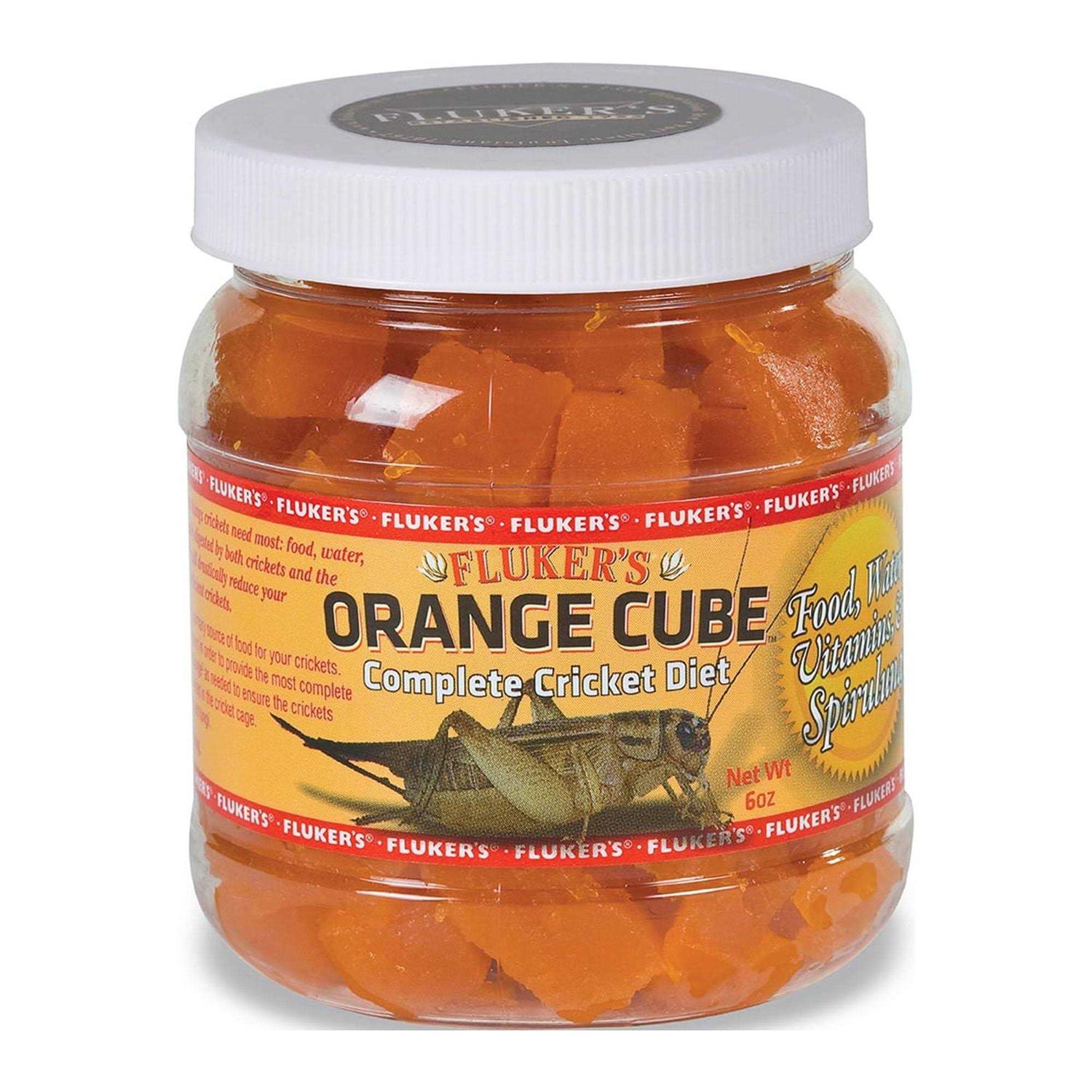Fluker Orange Cube Complete Cricket Diet - Healthber