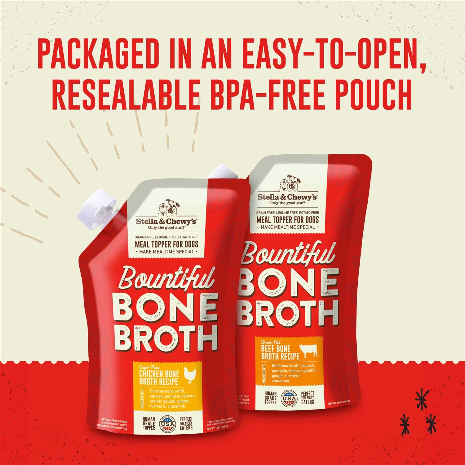Stella & Chewy’s Bountiful Bone Broth Beef - Healthber
