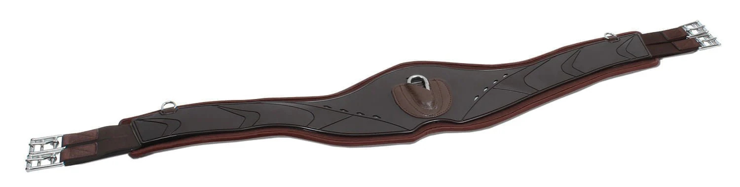 Professional's Choice Contoured Jump Girth, Brown - Healthber