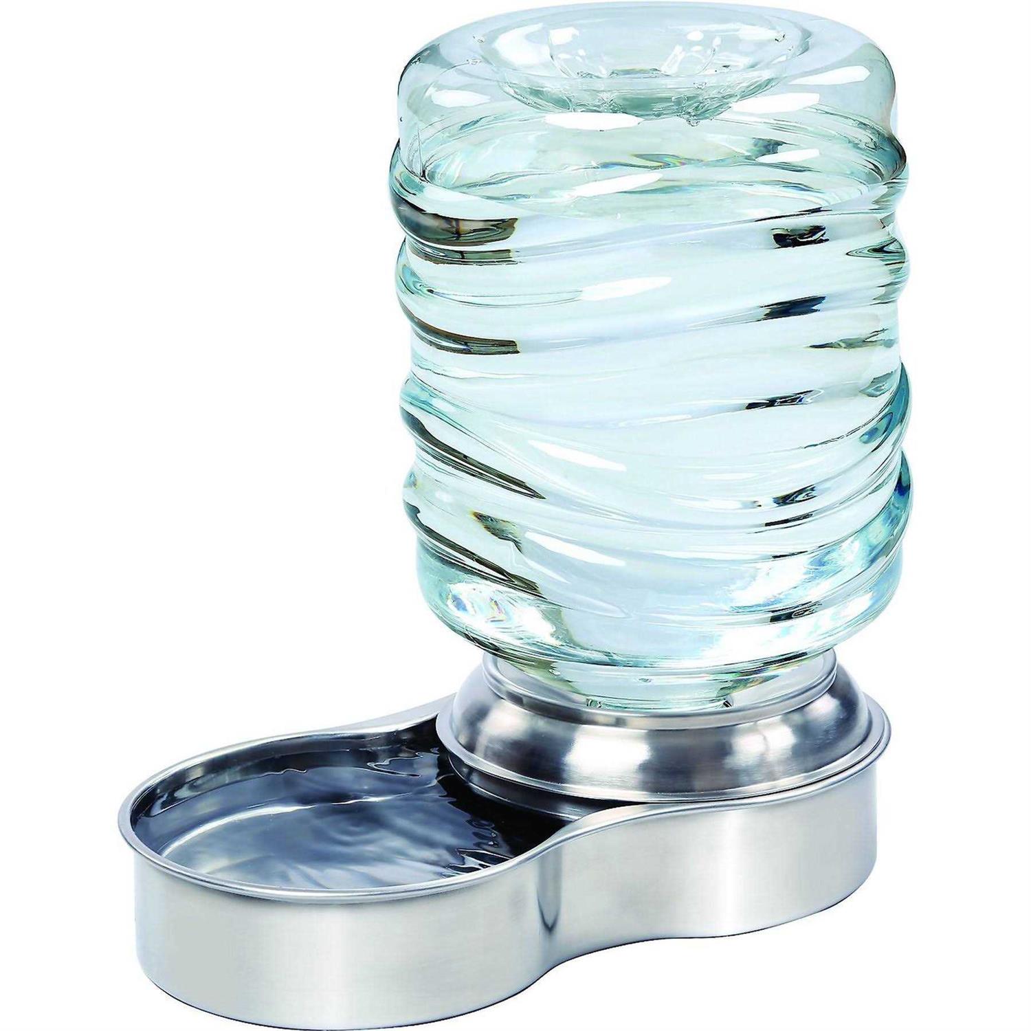 Etna Stainless Steel Pet Dog Cat Water Fountain Bowl - Healthber
