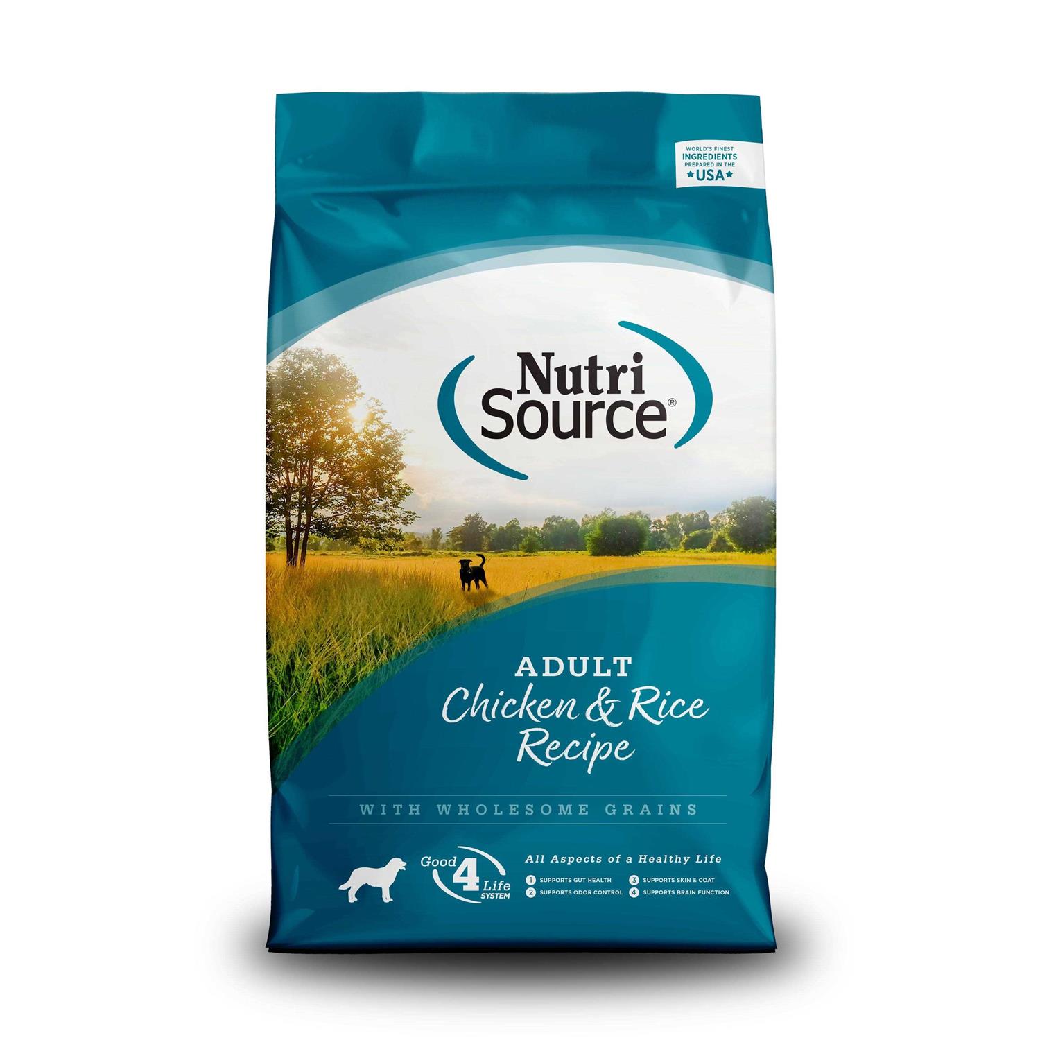 NutriSource Adult Chicken Rice Dry Dog Food - Healthber