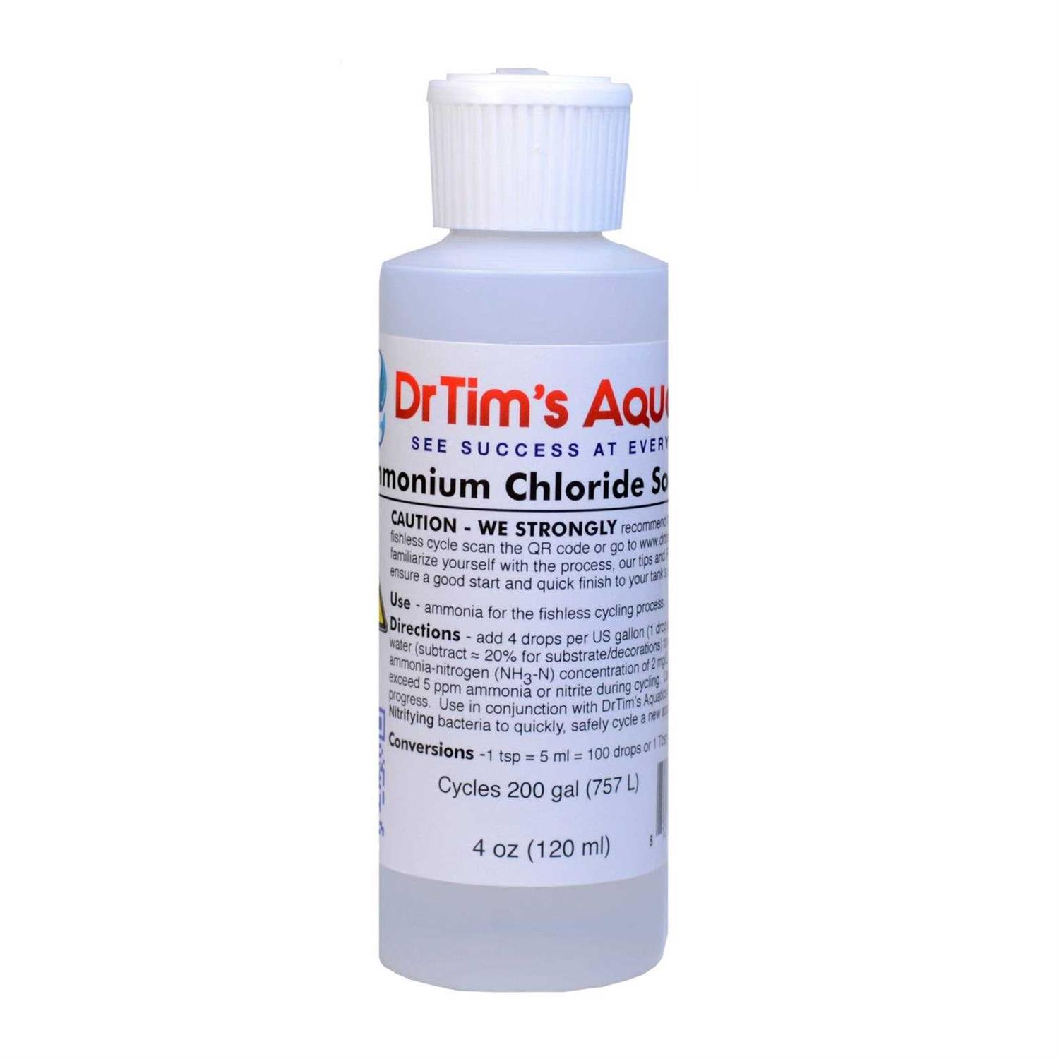 Dr Tim’s Aquatics Ammonium Chloride for Fishless Cycling - Healthber