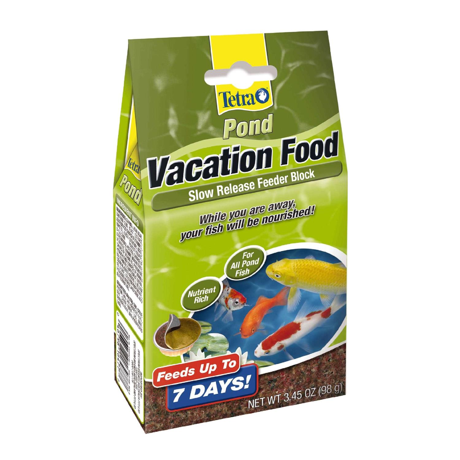Tetra Pond Vacation Food Slow Release Feeder Block - Healthber