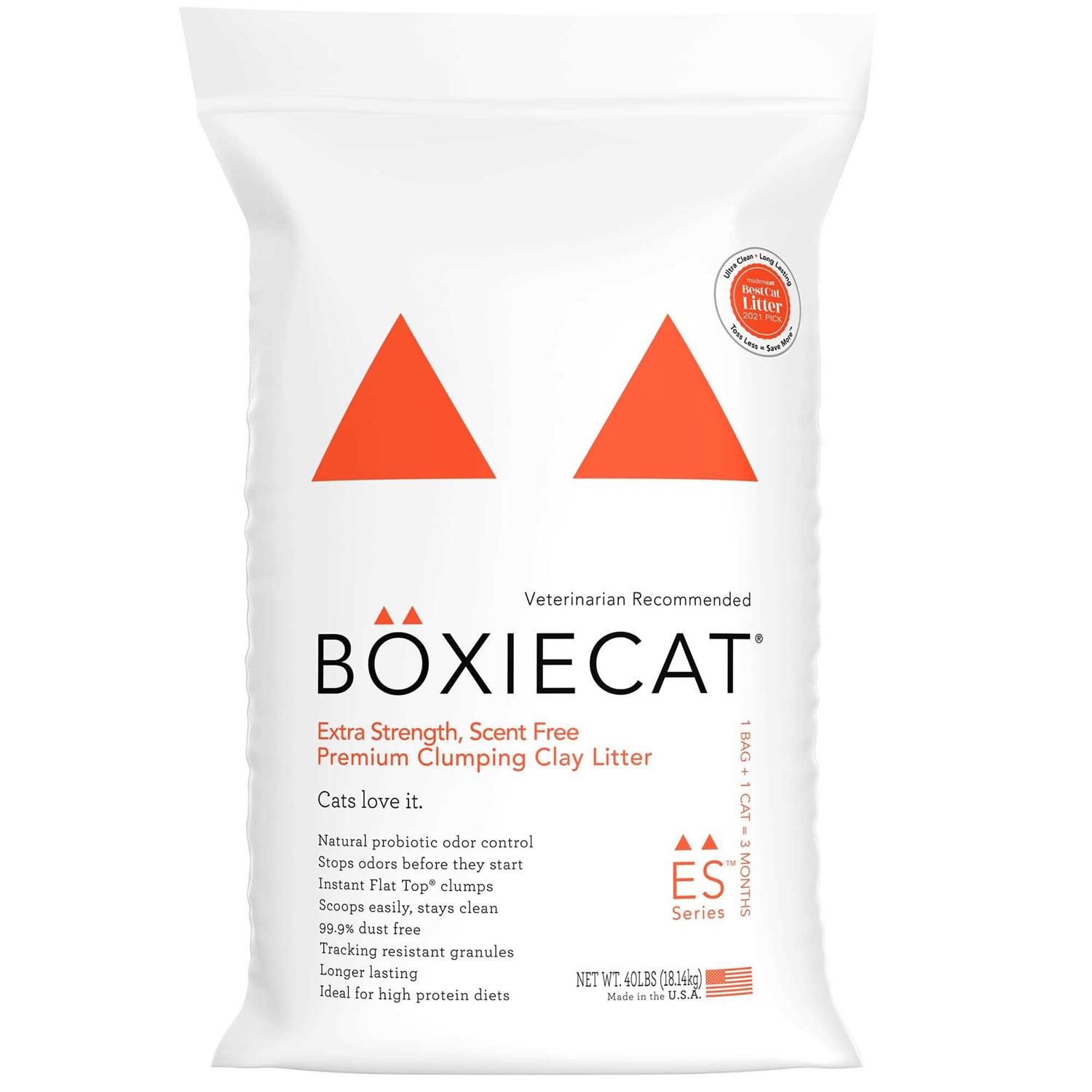 Boxiecat Extra Strength Premium Clumping Clay Cat Litter - Healthber
