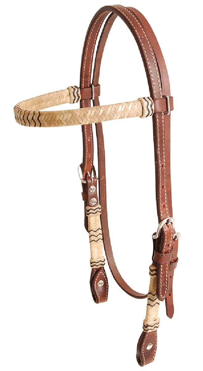 Cashel Rawhide Browband Headstall - Healthber