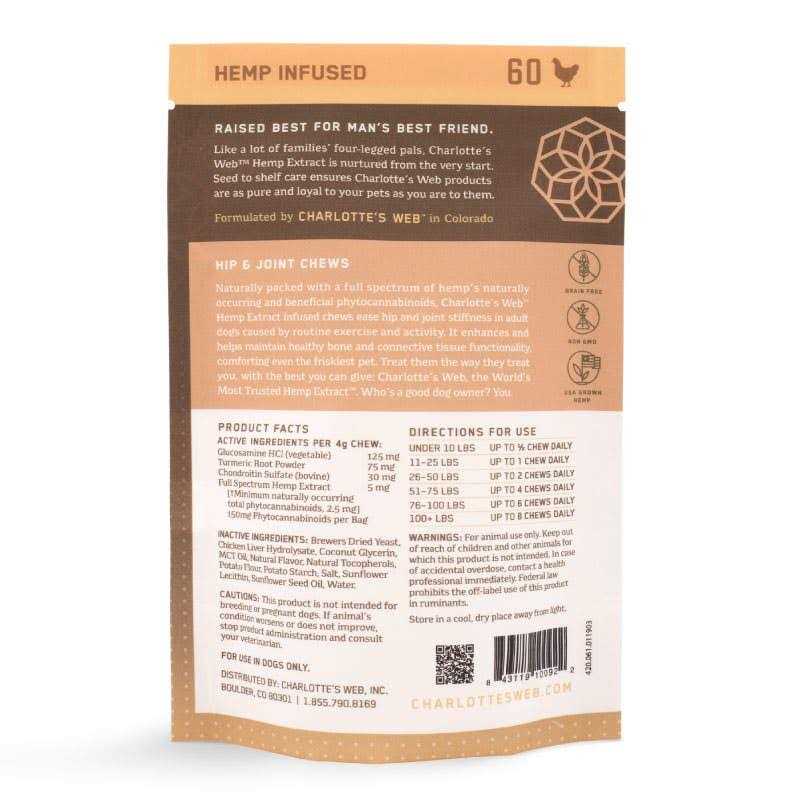 Charlotte’s Web Hip and Joint Chews for Dogs - Healthber