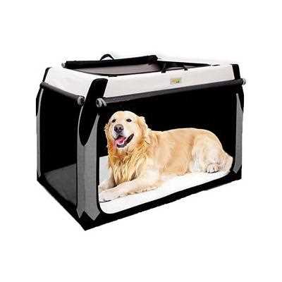 The Foldable Travel Dog Crate By DogGoods – XL – 42 x 27 x 27 in. - Healthber