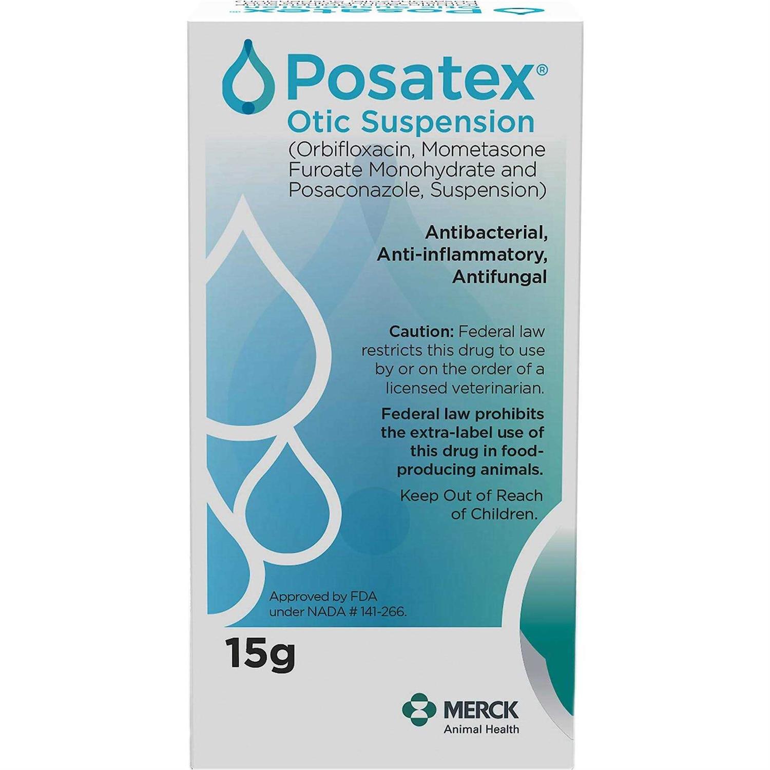 Posatex 15-g Otic Suspension for Dogs - Healthber