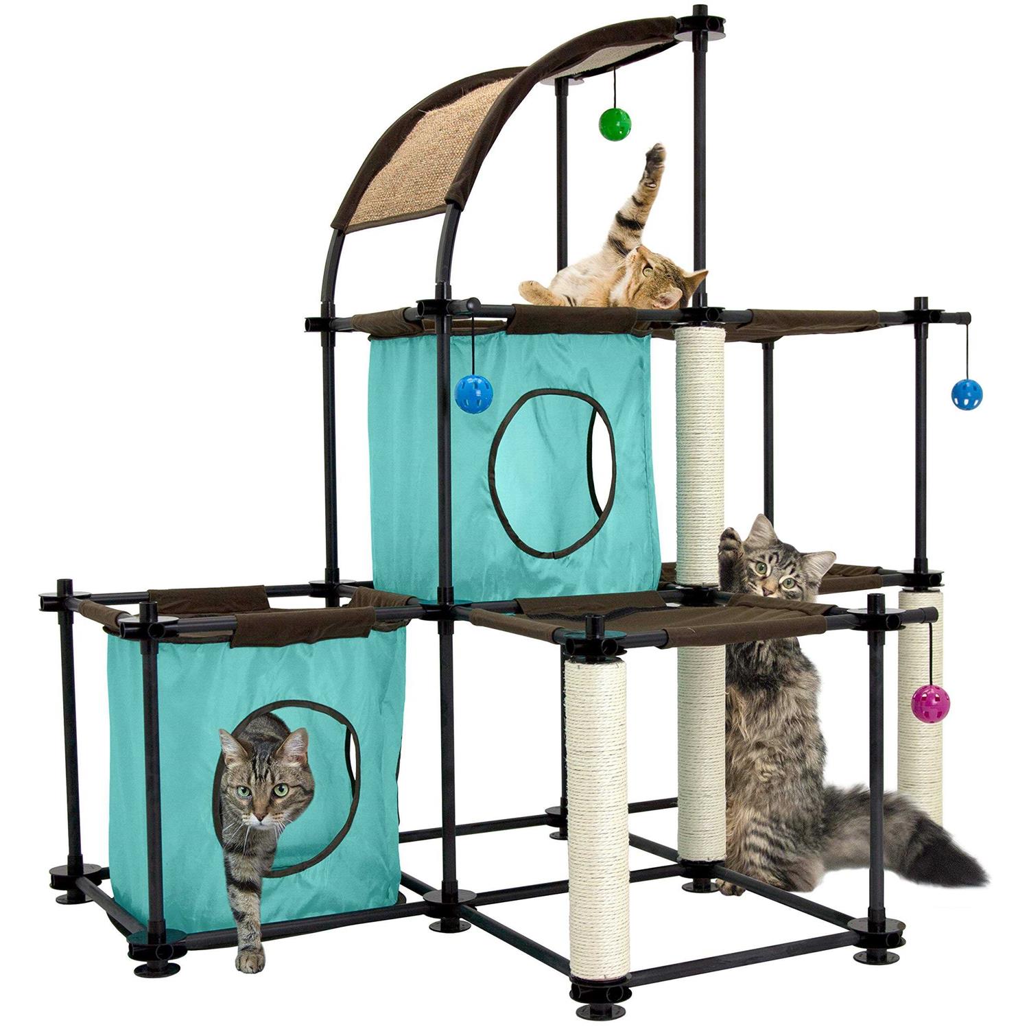 Kitty City Claw Mega Kit Cat Furniture - Healthber