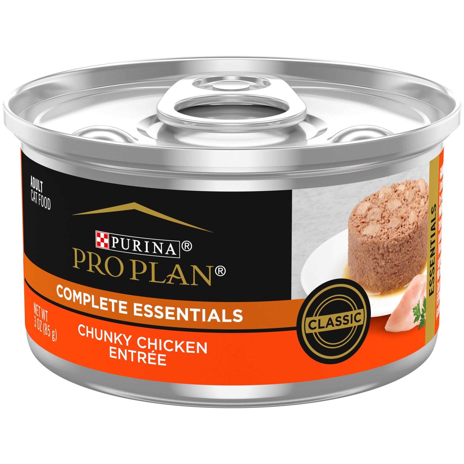 Purina Pro Plan Chunky Chicken Entree Cat Food - Healthber