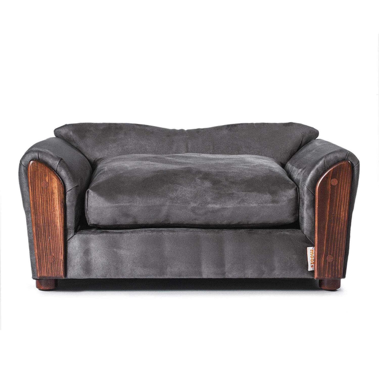 Moots VIP Microsuede Oak Pet Couch - Healthber