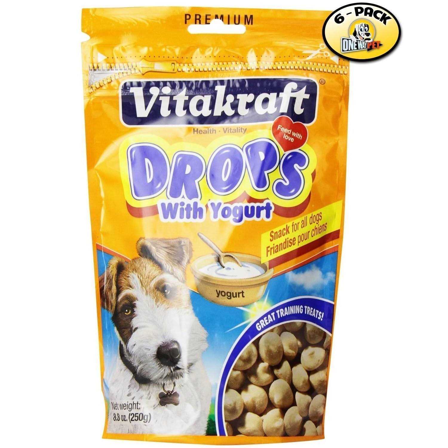 Vitakraft Drops with Yogurt Dog Treats - Healthber