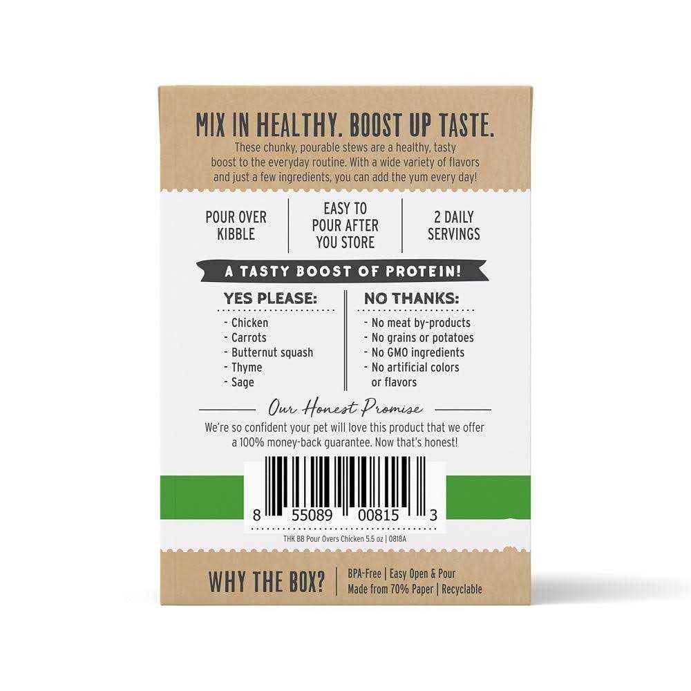 The Honest Kitchen Bone Broth Pour Overs Chicken Stew Wet Dog Food Topper - Healthber