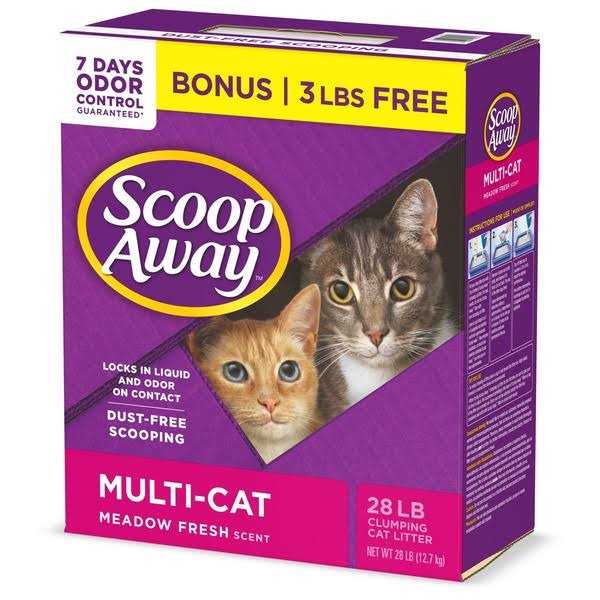 Scoop Away Clumping Cat Litter Multi-Cat - Healthber