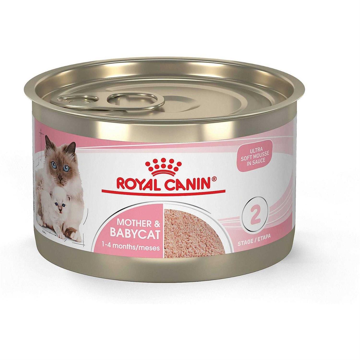 Royal Canin Feline Health Nutrition Mother & Babycat Ultra Soft Mousse in Sauce Canned Cat Food - Healthber
