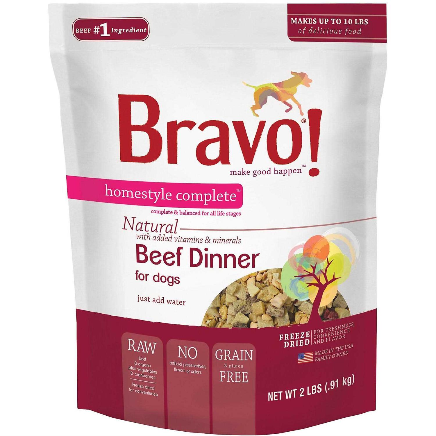 Bravo! Freeze Dried Homestyle Complete Beef Dinner Food - Healthber
