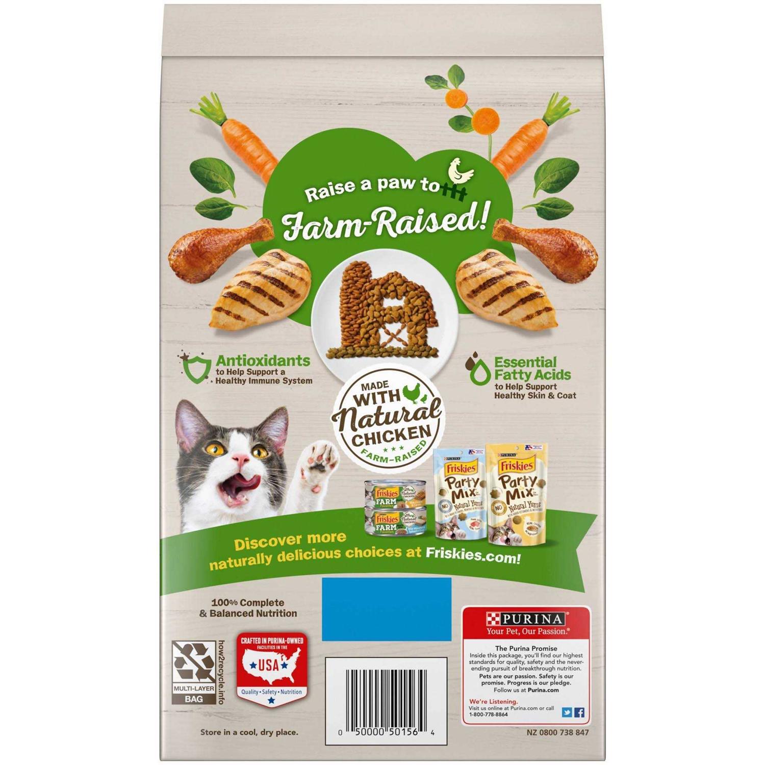 Purina Friskies Dry Cat Food Farm Favorites with Chicken - Healthber