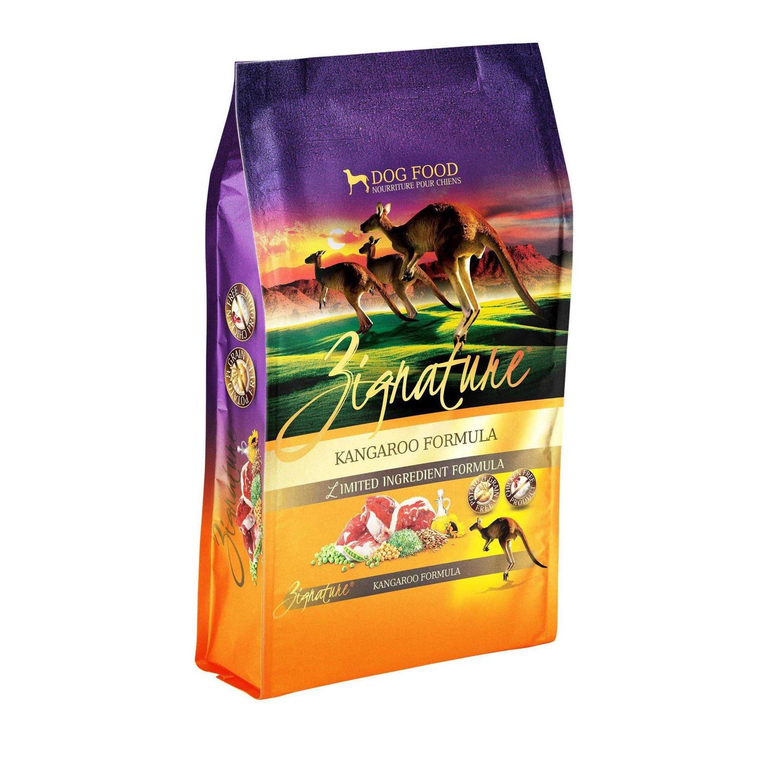 Zignature Kangaroo Limited Ingredient Formula Dry Dog Food - Healthber