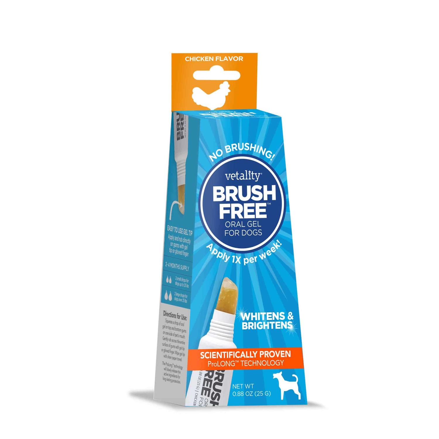 Vetality Brush Free Oral Gel for Dogs - Healthber