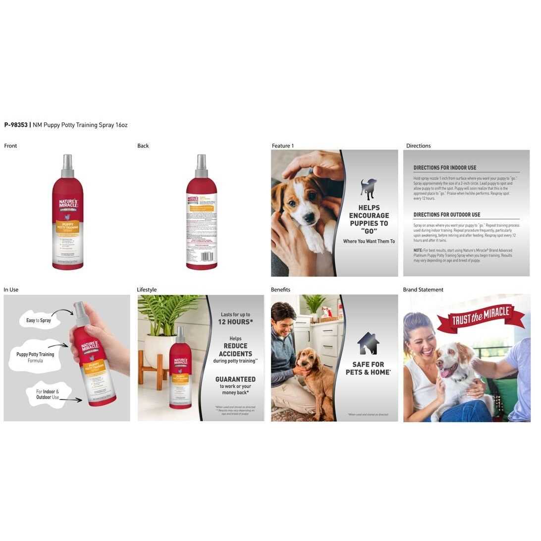 Nature’s Miracle Advanced Platinum Puppy Potty Training Spray - Healthber