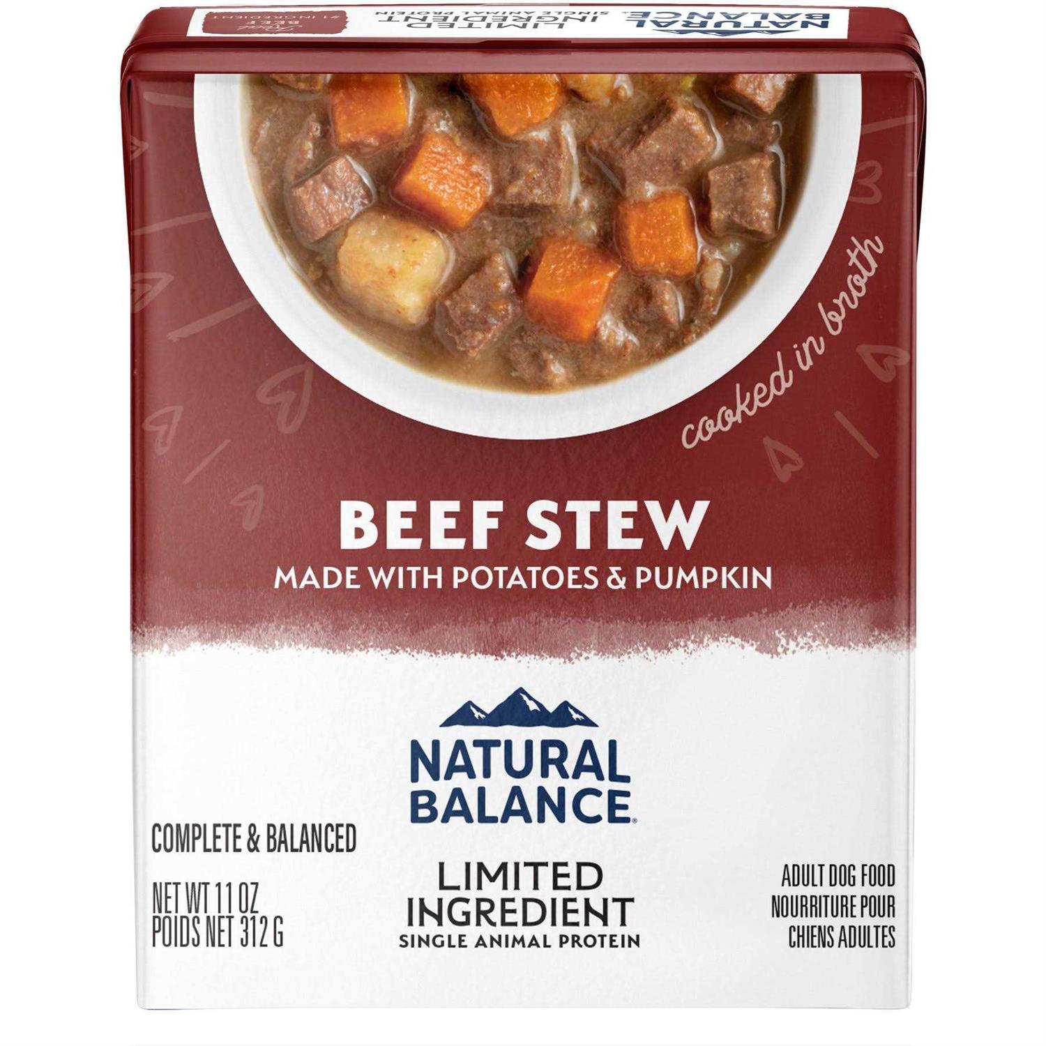 Natural Balance Limited Ingredient Stew Wet Dog Food - Healthber