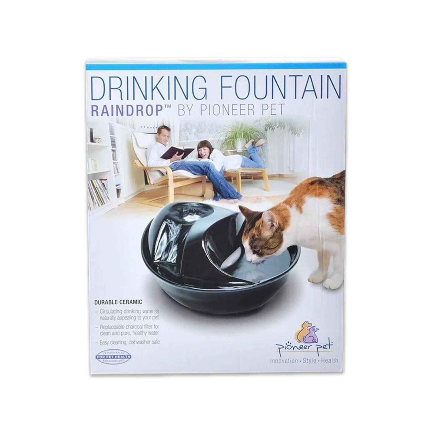 Pioneer Pet Raindrop Ceramic Fountain - Healthber