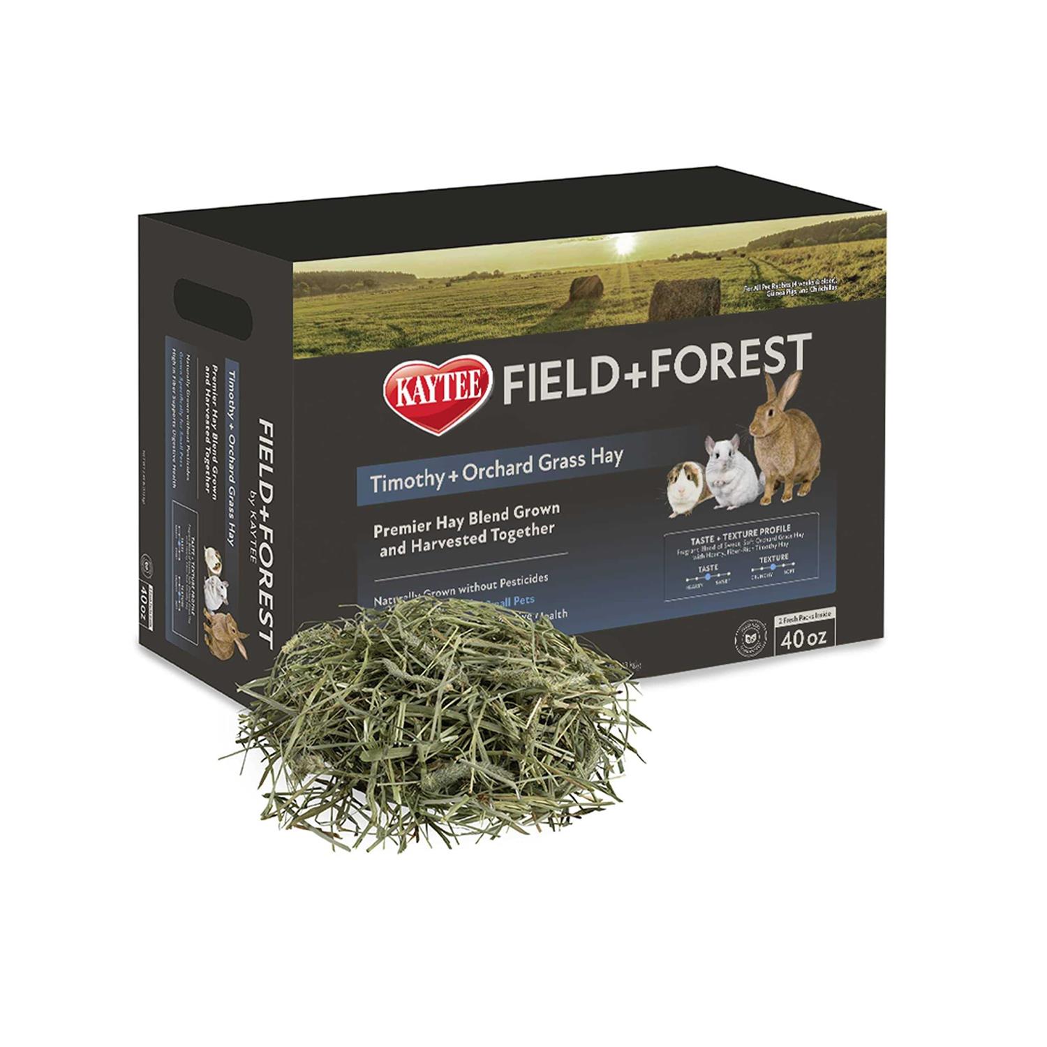 Kaytee Field and Forest Timothy and Orchard Grass Hay Blend - Healthber