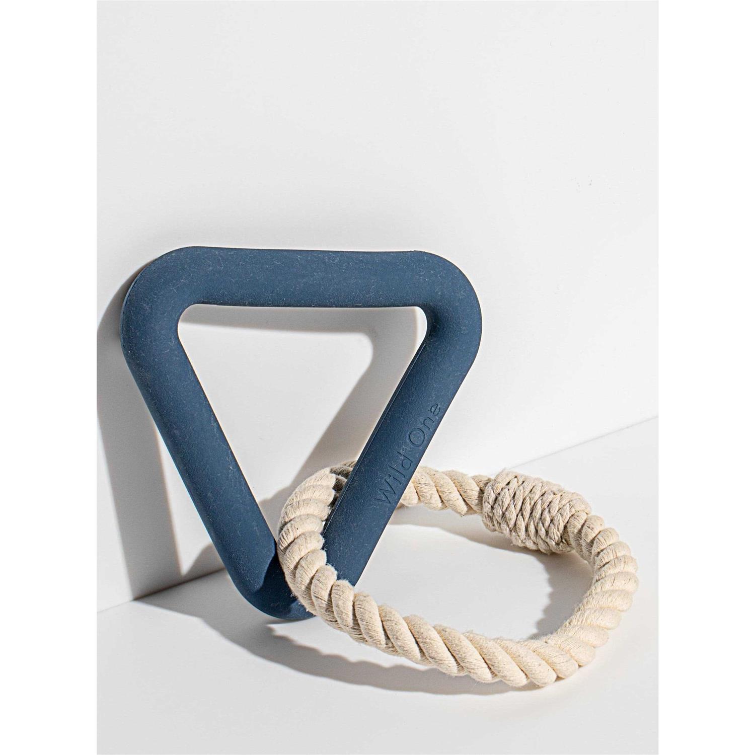 Wild One Triangle Tug Dog Toy - Healthber