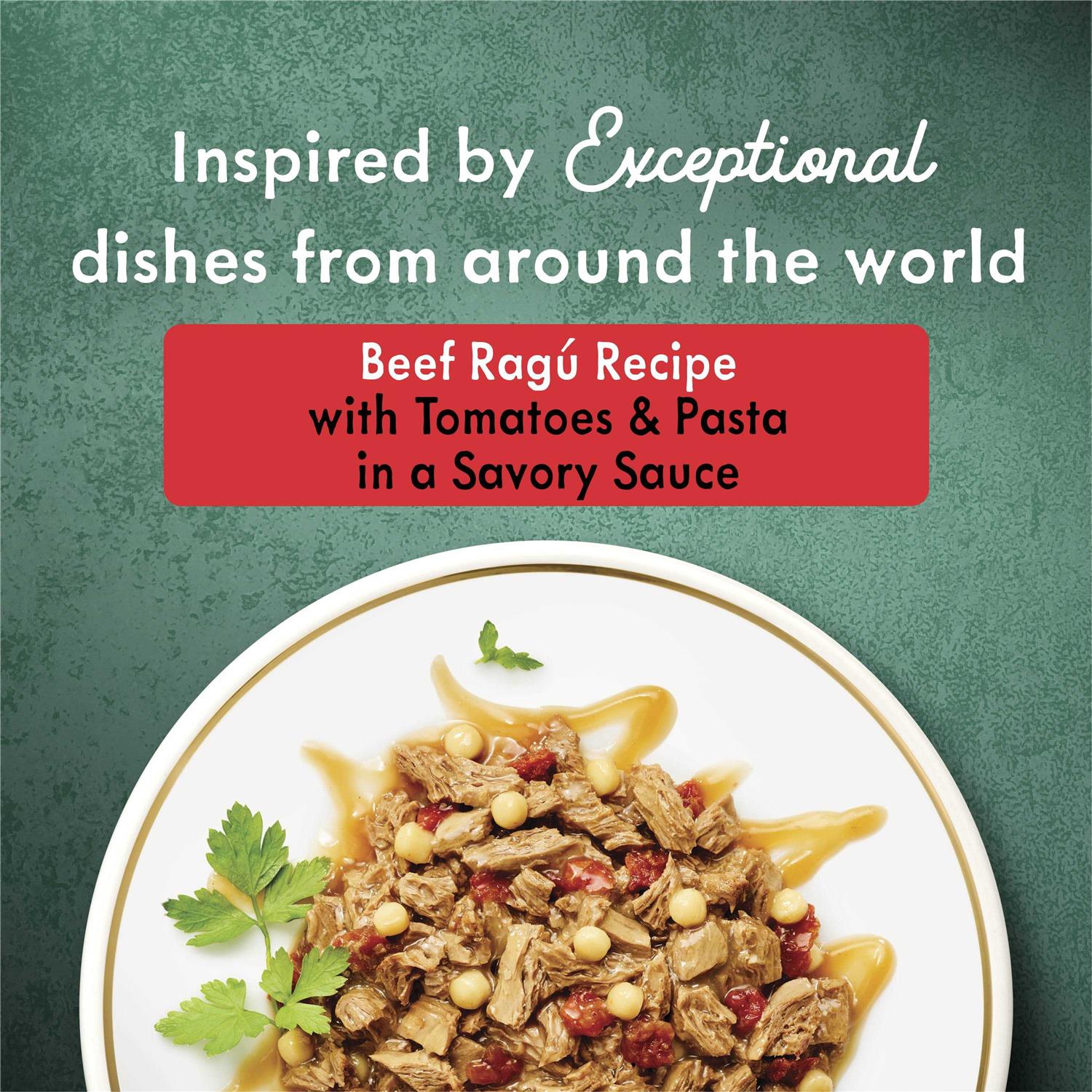 Fancy Feast Medleys Beef Ragu Recipe with Tomatoes and Pasta in a Savory Sauce Wet Cat Food - Healthber