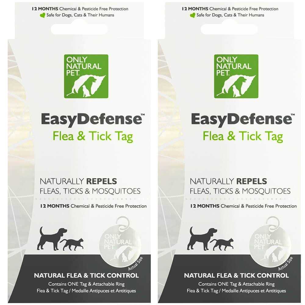 Only Natural Pet Easy Defense Flea & Tick Tag for Dogs & Cats - Healthber