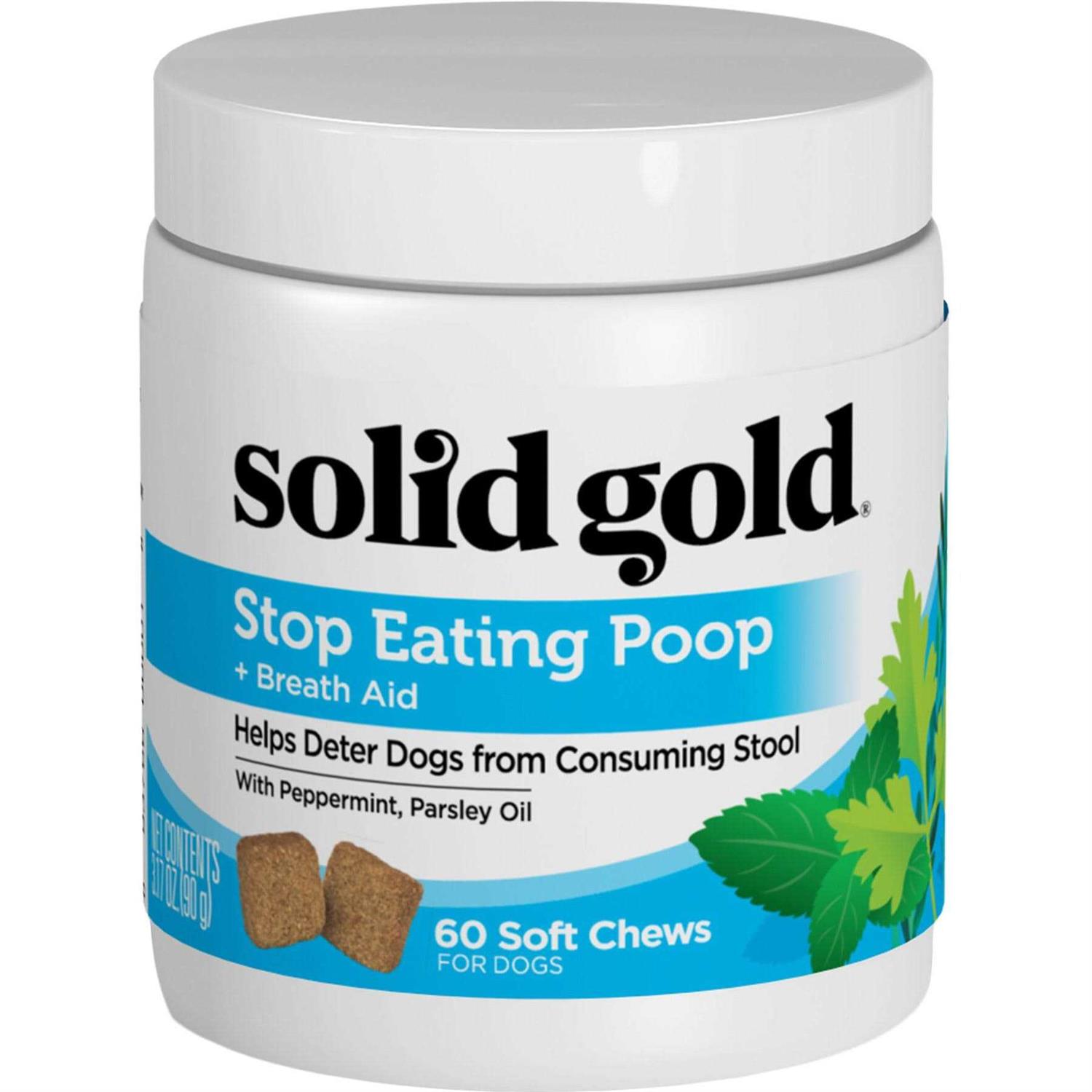 Solid Gold Stop Eating Poop Chews for Dogs with Coprophagia - Healthber