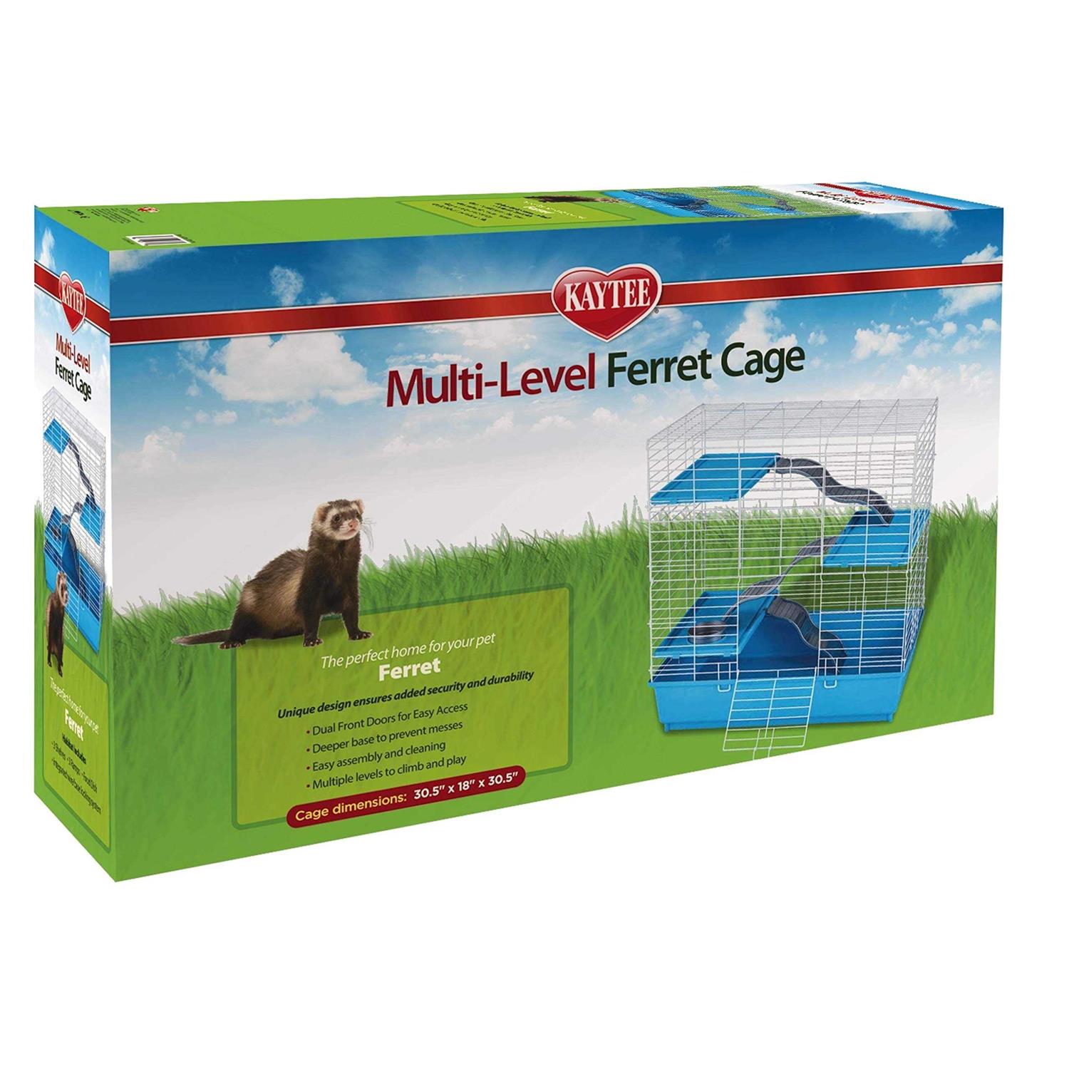Kaytee My First Home Multi-Level Ferret Cage - Healthber